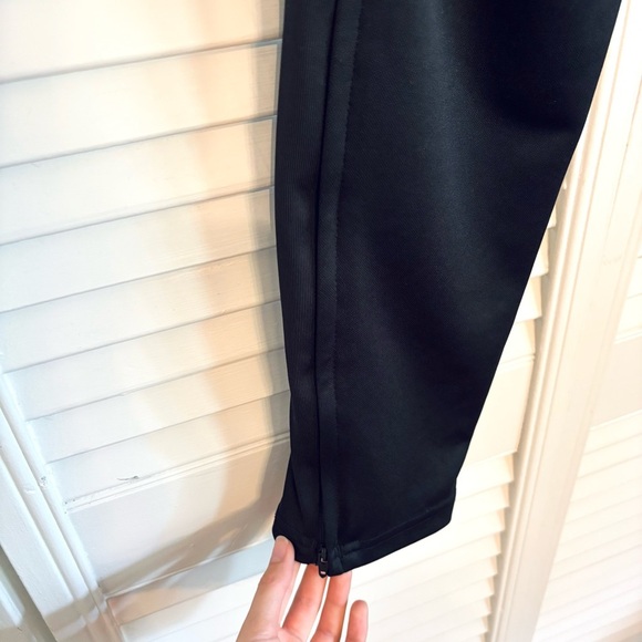 Adidas Aeroready Tiro Track Pants Black Gray Striped Pockets Medium M - Picture 5 of 11